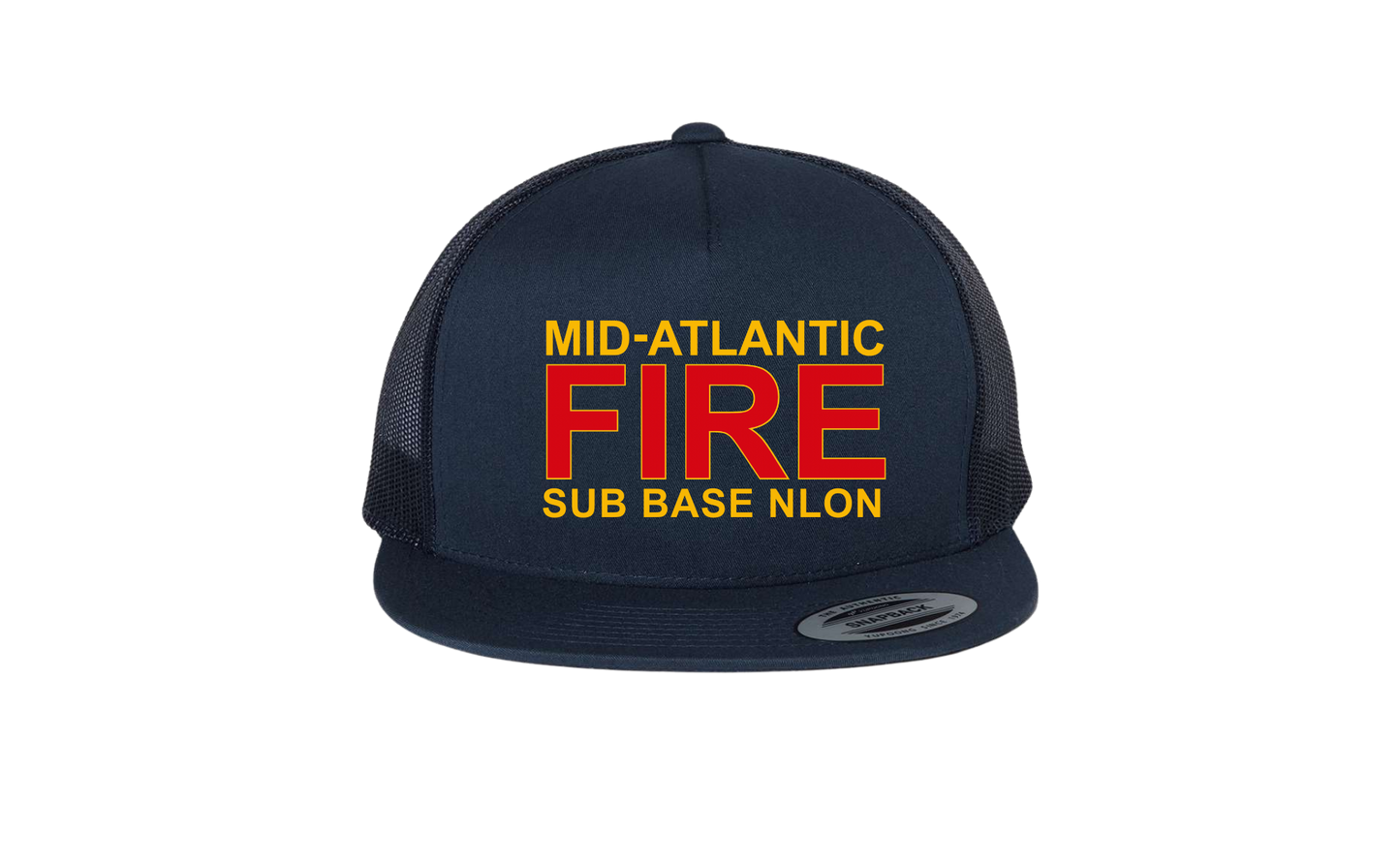 New London Flat Bill Snap Back Hat