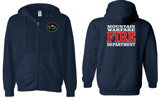 MWFD Zip Up Hooded Sweatshirt