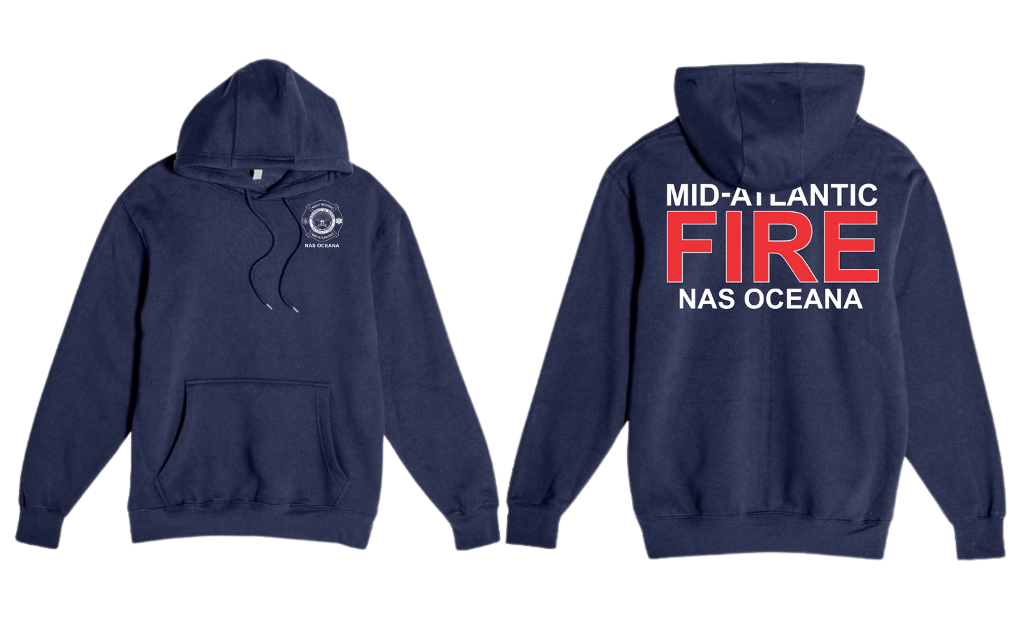 NAS Oceana Lightweight Terry Hoodie