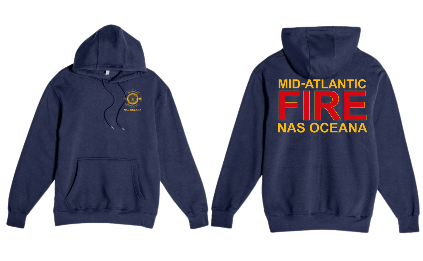 NAS Oceana Lightweight Terry Hoodie