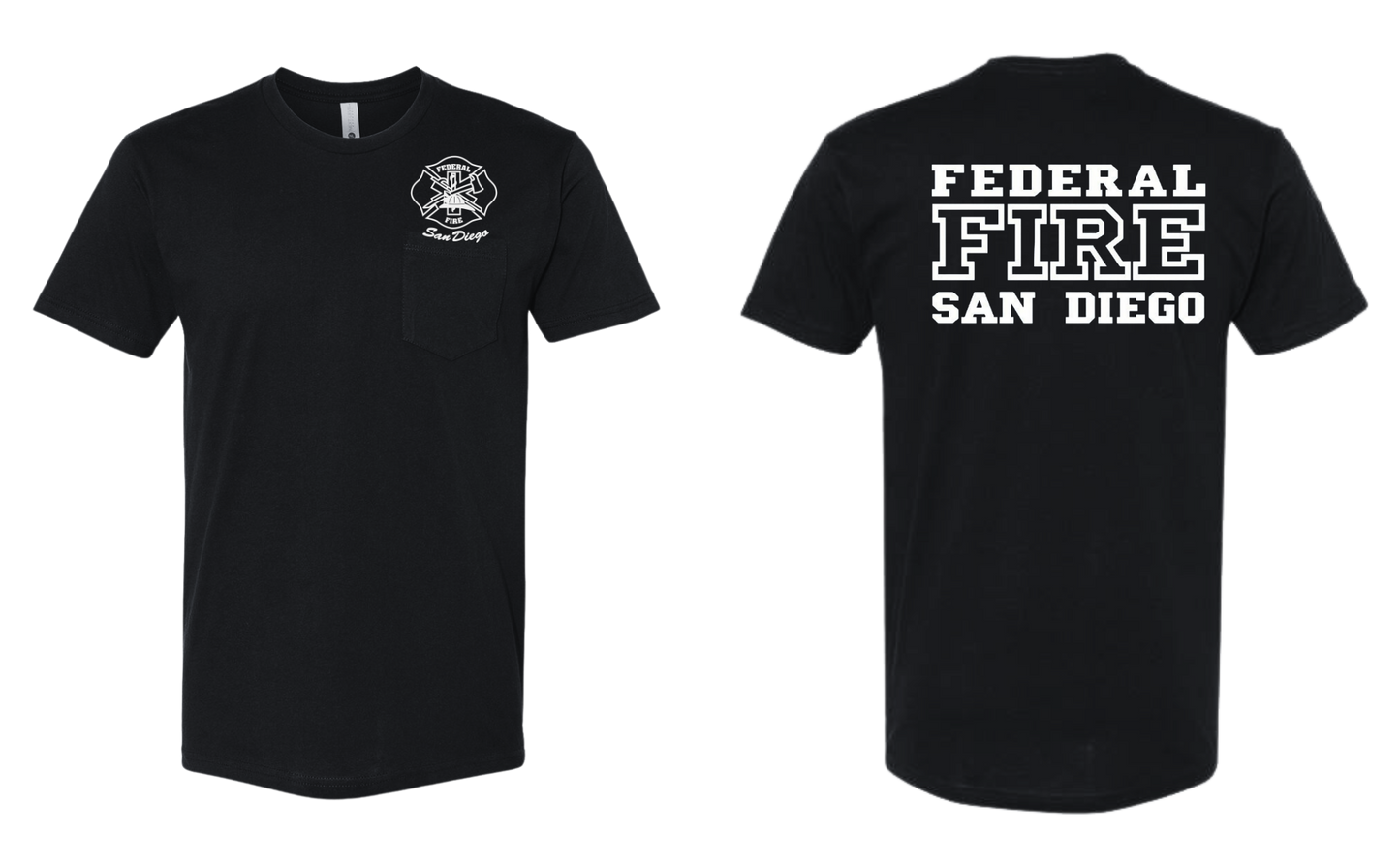 Federal Fire San Diego 100% Cotton High Quality Pocketed Short Sleeve Shirt